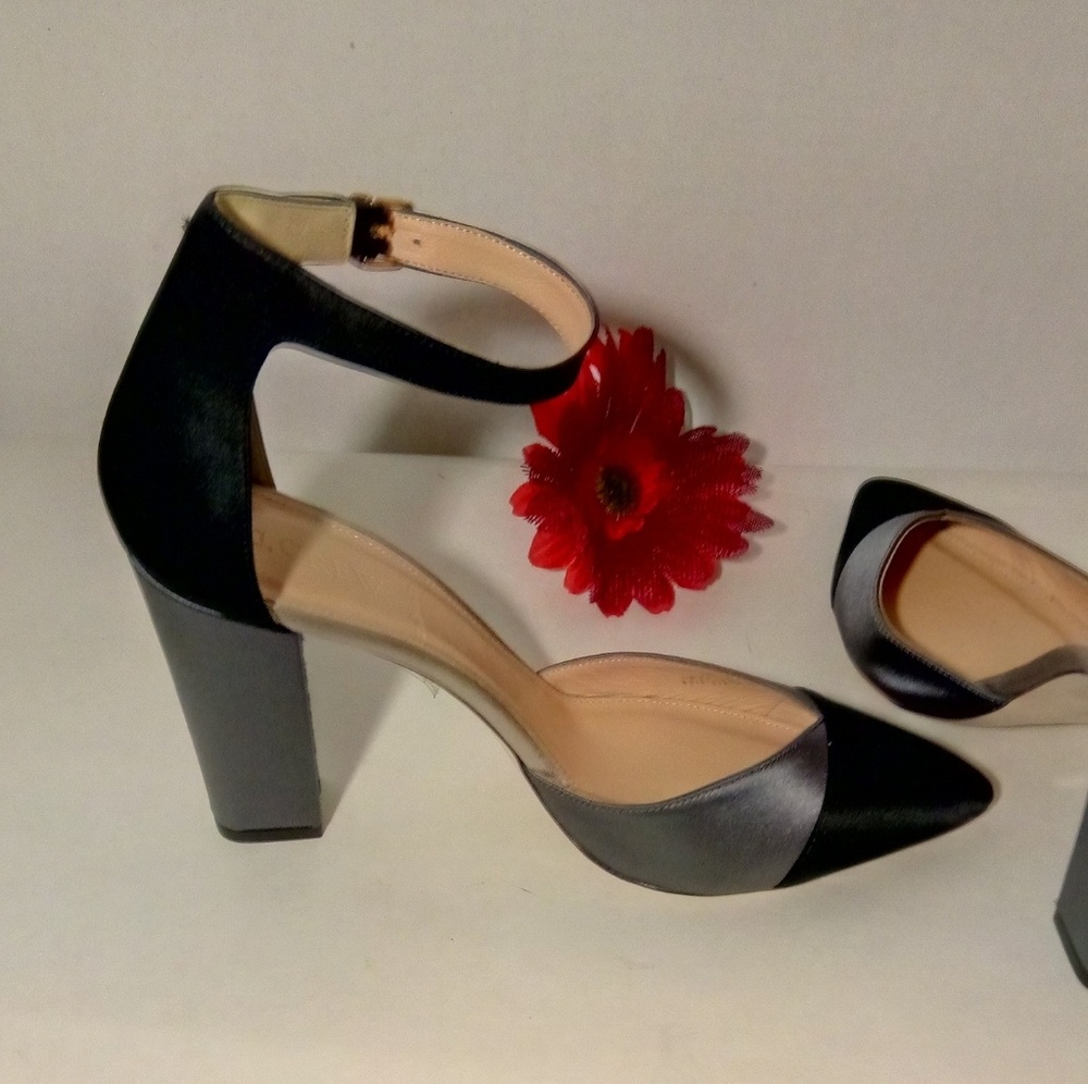 Elegant Black and Gray Heels